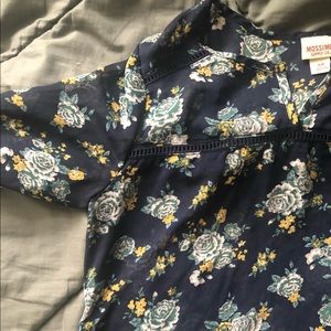 High low sheer blouse.